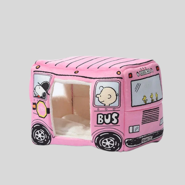 Dog Bed Bus Design – Cozy Enclosed Resting Spot for Dogs