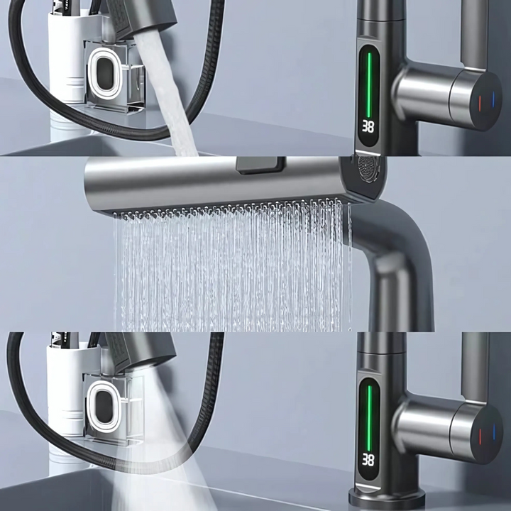 Flexible LED Faucet for Kitchen & Bathroom