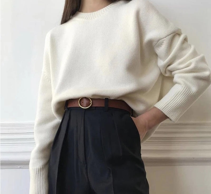 Anna Cashmere Bliss Sweater | Soft & Comfy