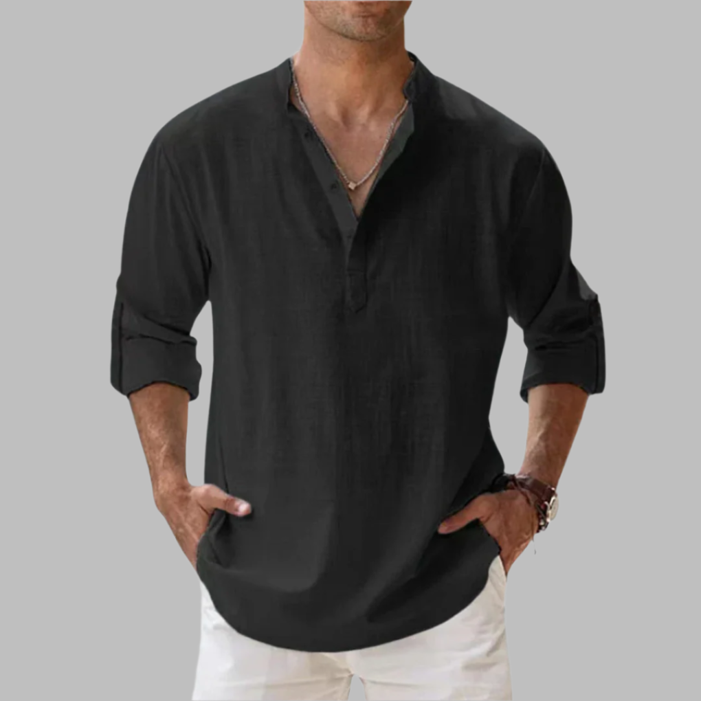 Men’s Relaxed Linen Summer Shirt