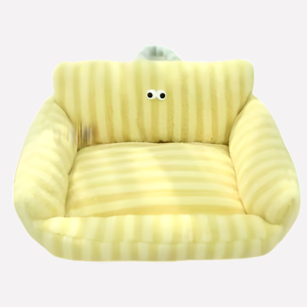 Plush Pet Sofa with Elevated Comfort