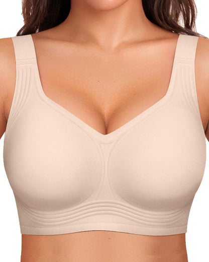 Comfortable, No-Iron Jelly Bra with Full Coverage and Smoothing Fit