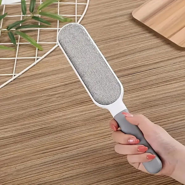 Fluff Away Double-Sided Hair Sweeper Brush