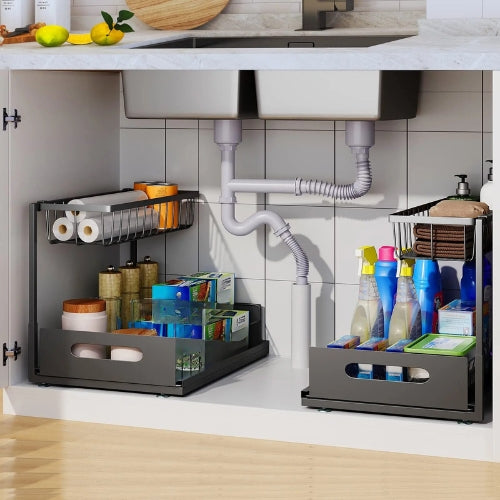 2-Tier Under-Sink Drawer Organiser – Arlo