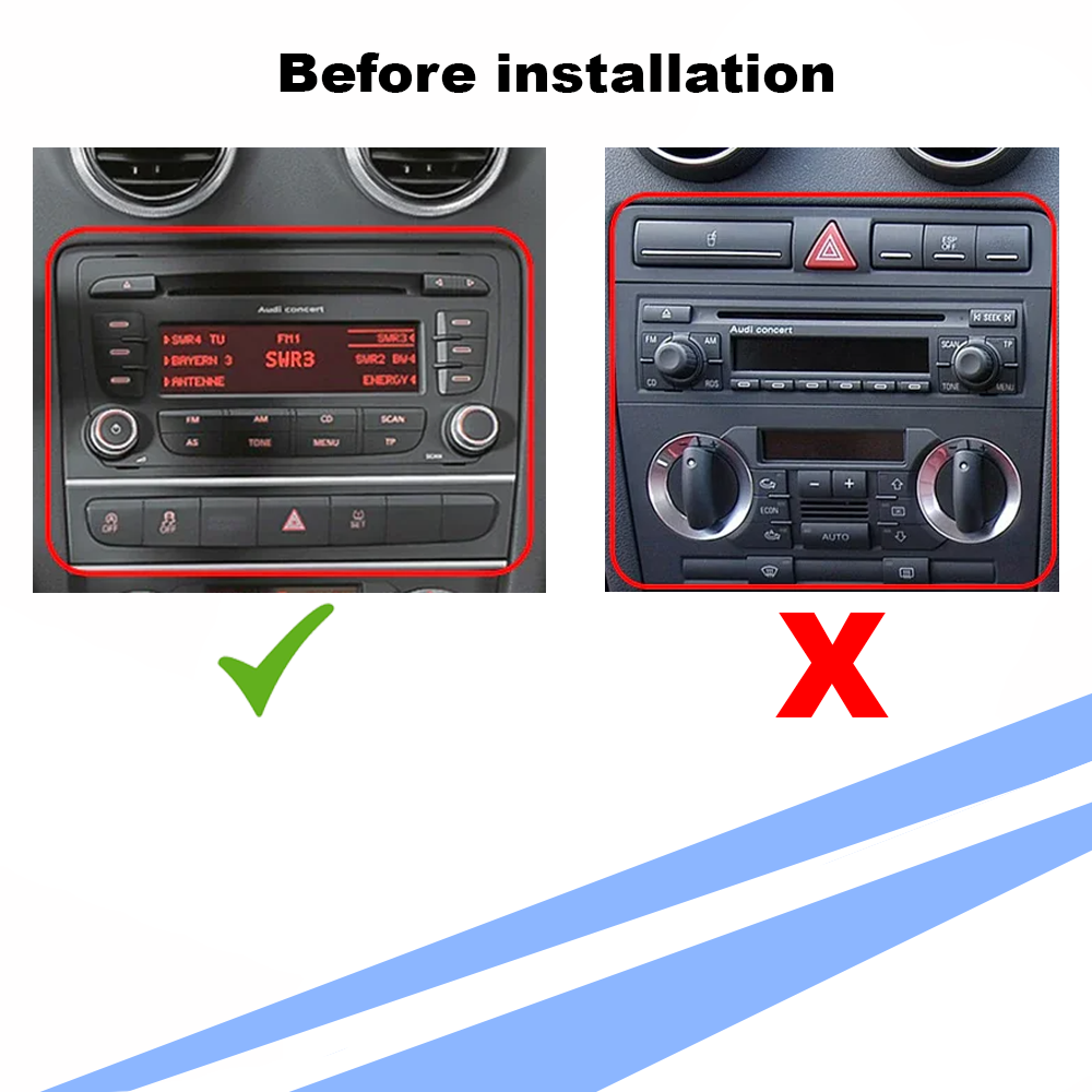 Audi A3 | CarPlay & Android Auto | 2003-2012