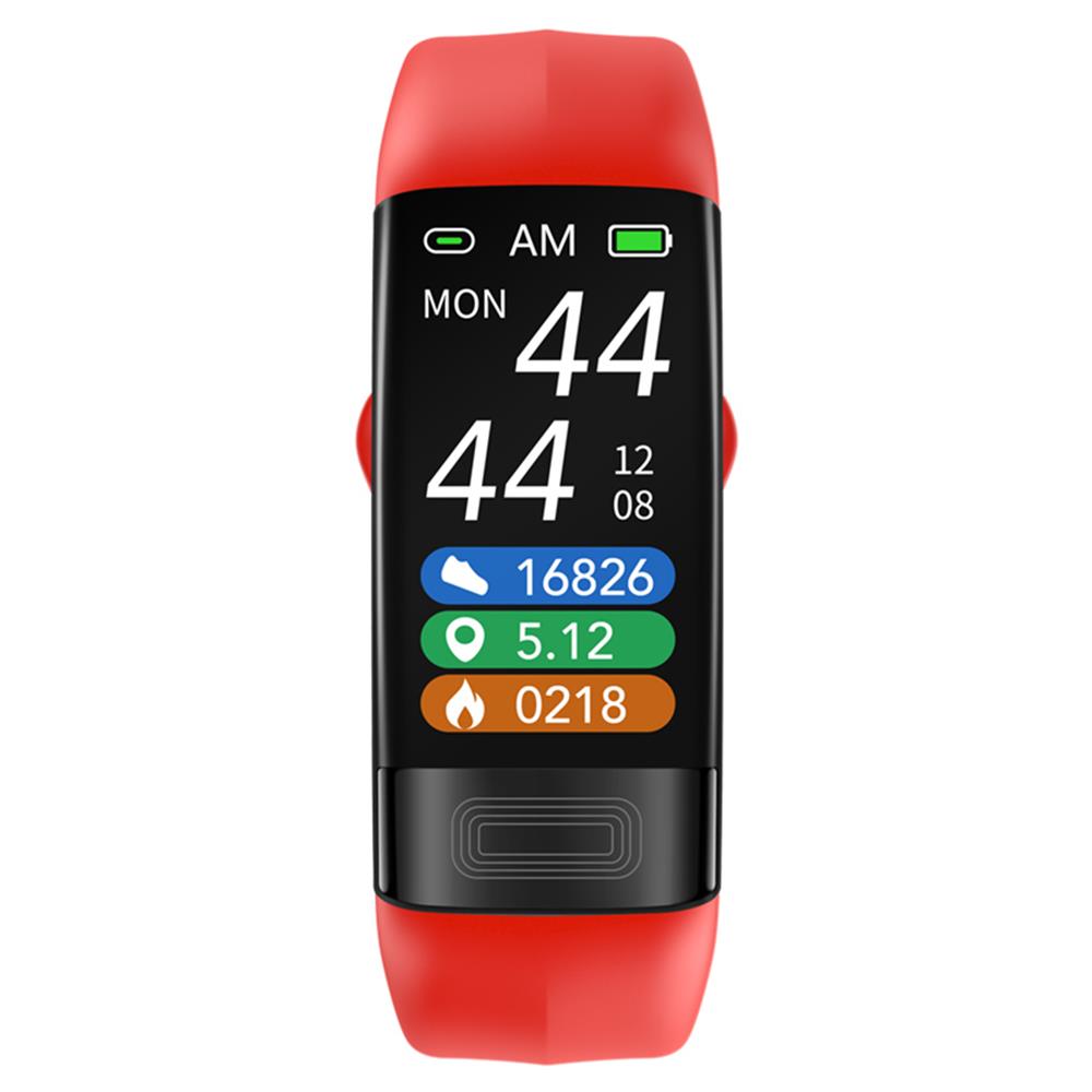 Smart Bracelet with Blood Pressure Monitor, ECG, Heart Rate, Blood Oxygen and Sleep Tracker - FDA Approved