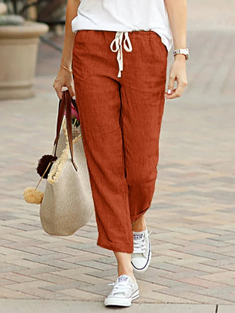 Elegant Cropped Trousers for Women