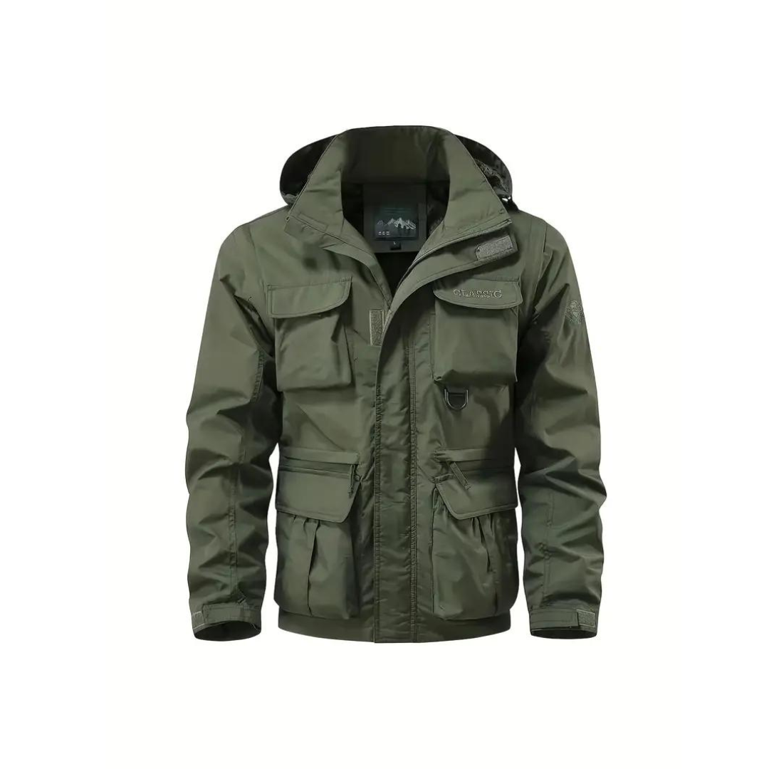 Men's Water-Repellent Transitional Jacket with Detachable Hood – Leif