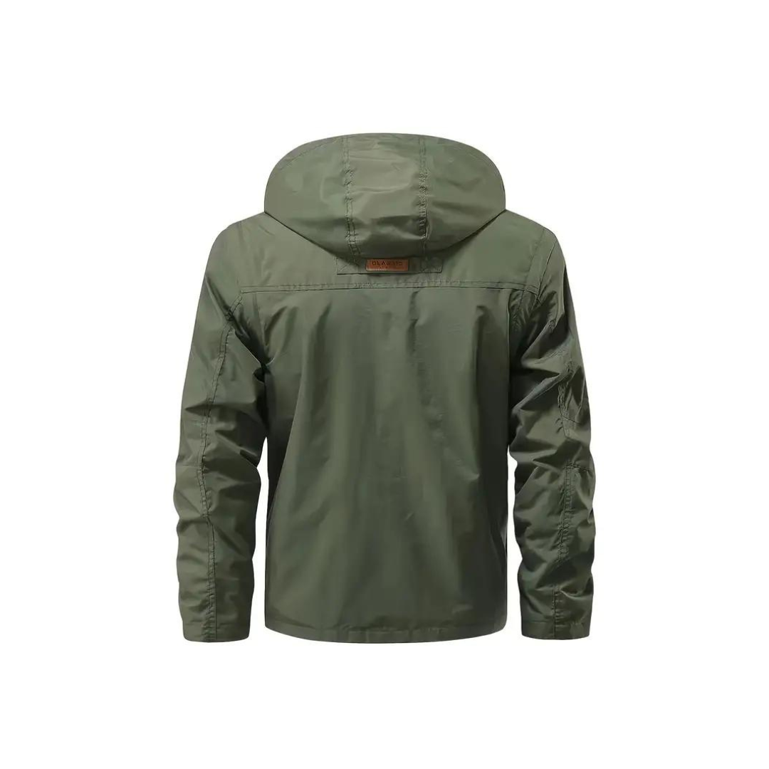 Men's Water-Repellent Transitional Jacket with Detachable Hood – Leif