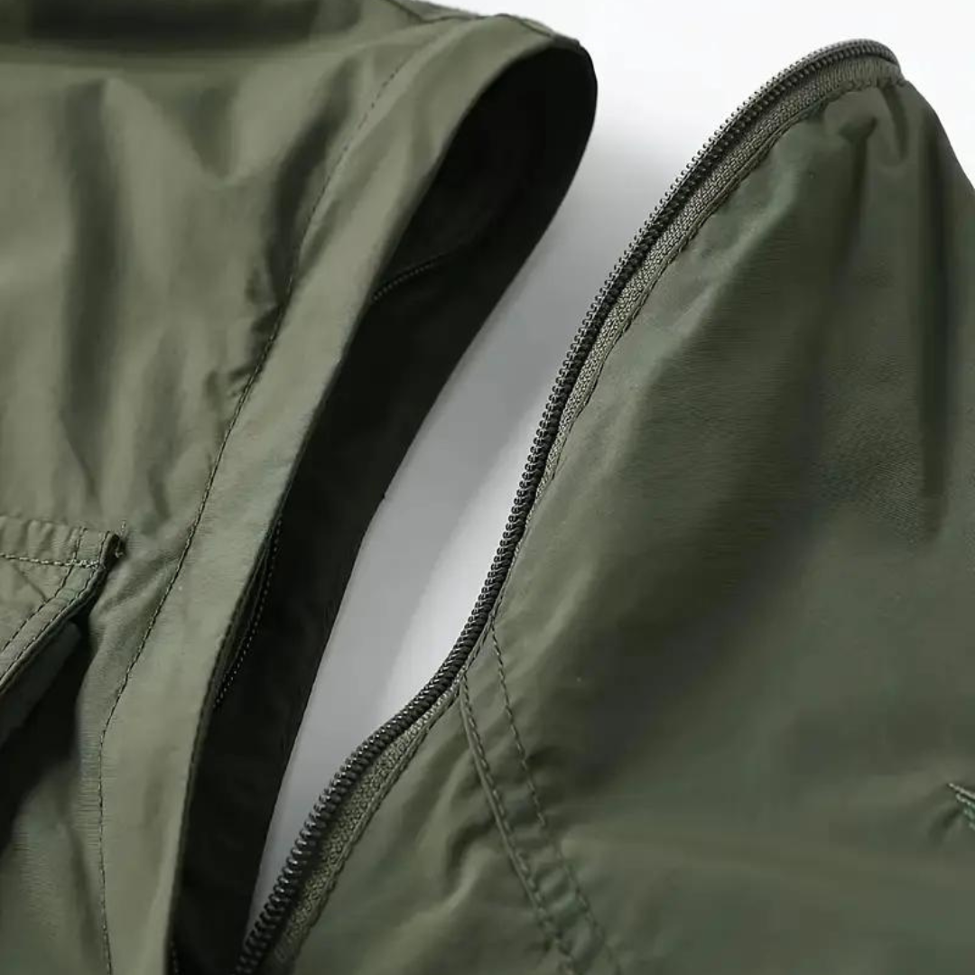 Men's Water-Repellent Transitional Jacket with Detachable Hood – Leif