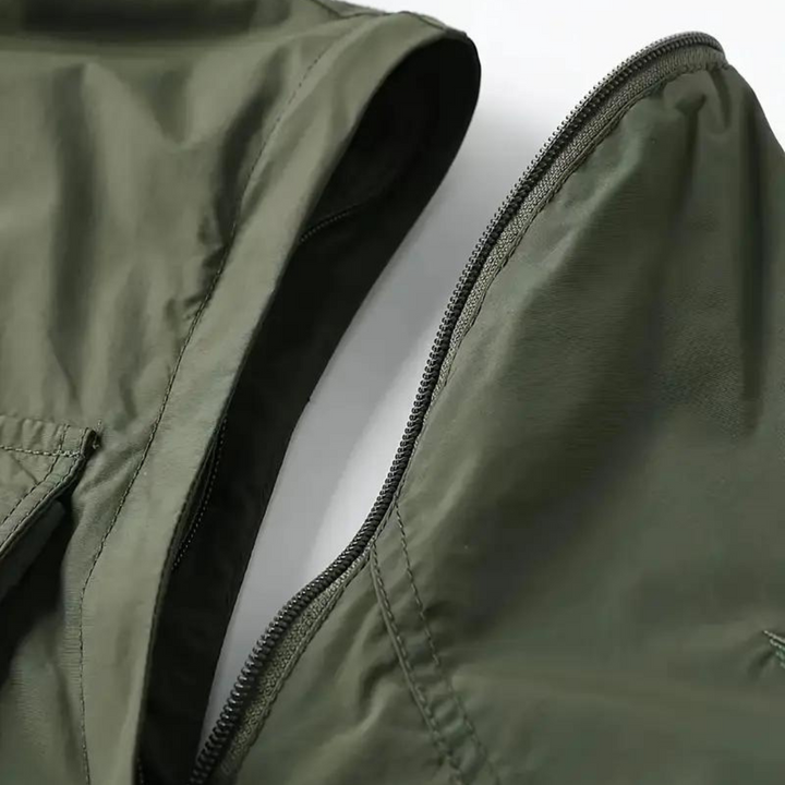 Men's Water-Repellent Transitional Jacket with Detachable Hood – Leif