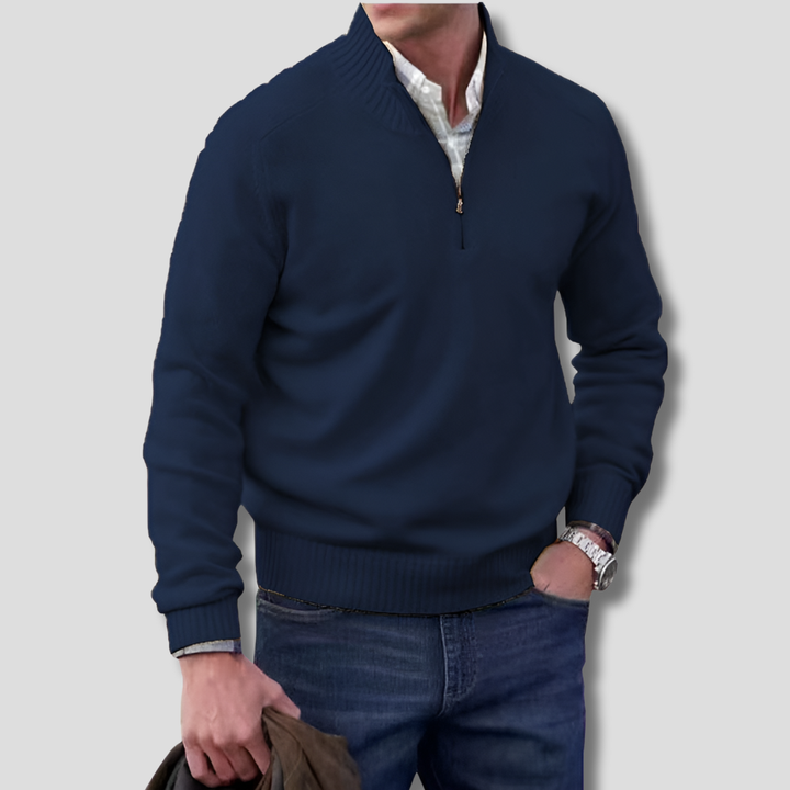 Men’s Half-Zip Sweater – Stylish Layering Choice