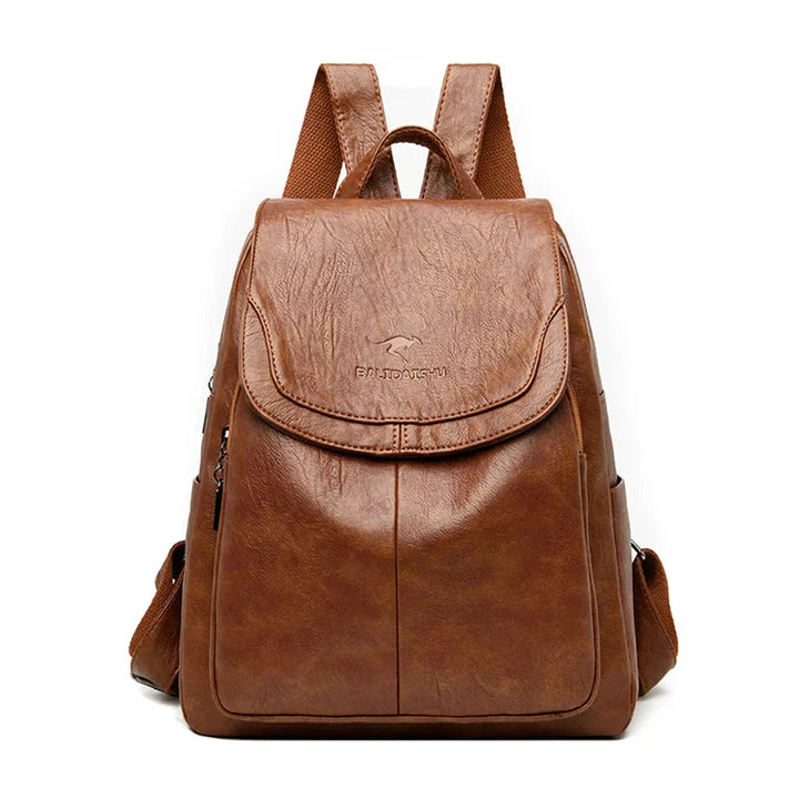 Durable Leather Backpack for Women with Timeless Style