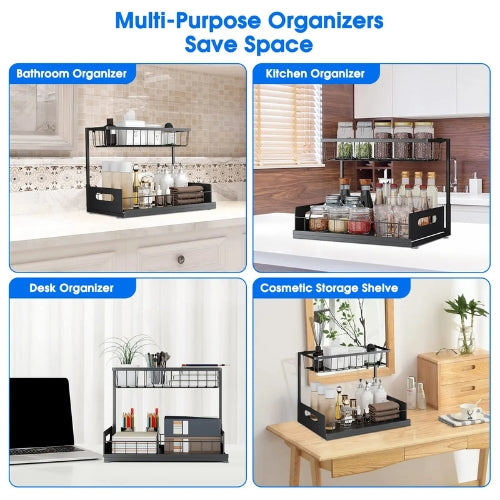2-Tier Under-Sink Drawer Organiser – Arlo
