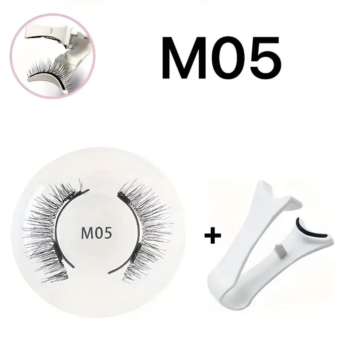 Reusable Magnetic Eyelash & Tweezer Set