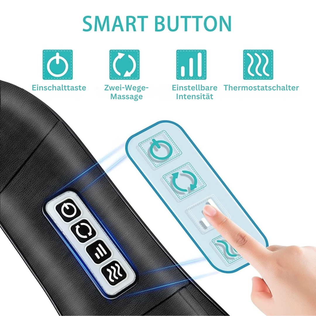 Shiatsu Massage Pillow with Infrared Heat – FlowRelief