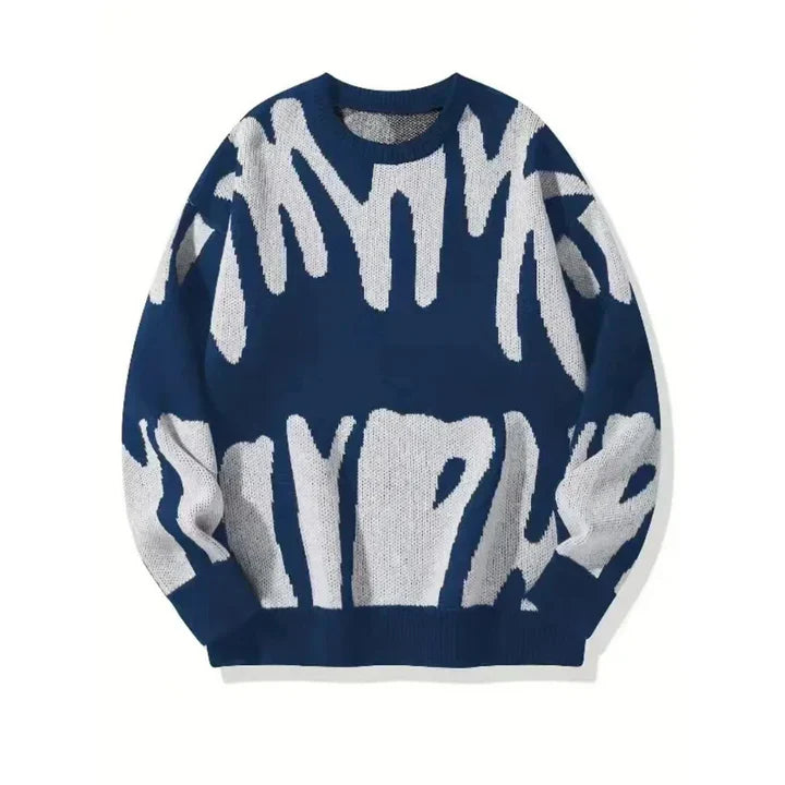 Casual Knit Pullover with Soft Texture and Modern Fit