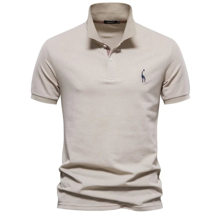 Classic Men's Polo with Embroidery Timeless Style with Refined Detailing