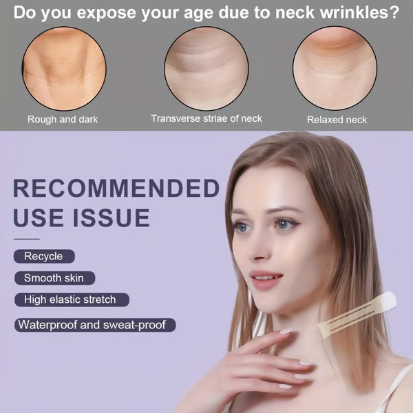 Instant Neckline Lift Tape - Invisible, Painless Contouring