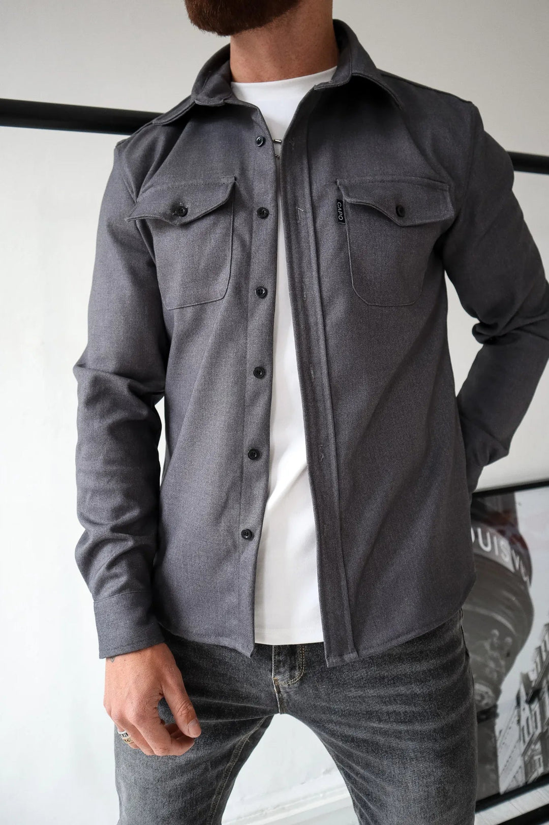 Modern Shirt Jacket for Men – Elias