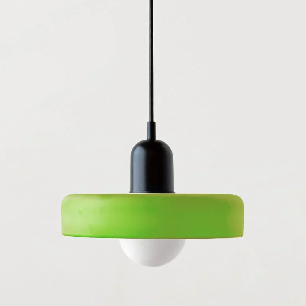 Bauhaus Stained Glass Pendant Light