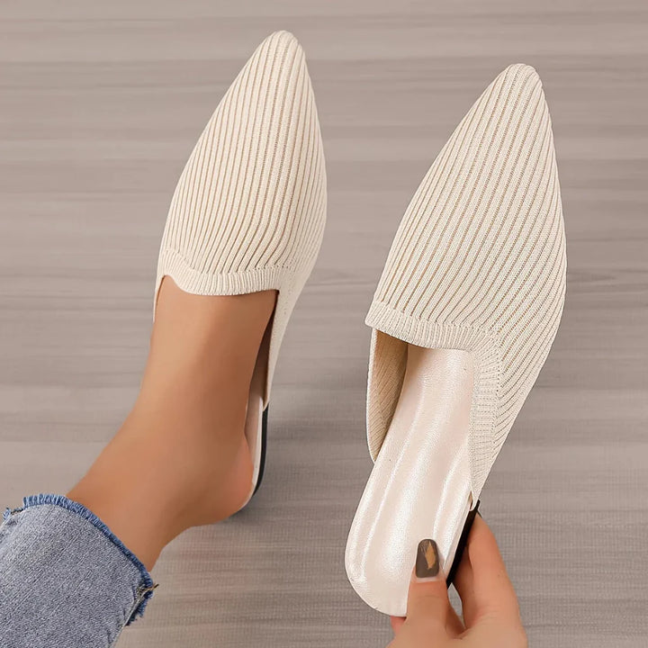 Women’s Knitted Flat Mules