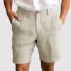 Men's Casual Cotton Linen Shorts