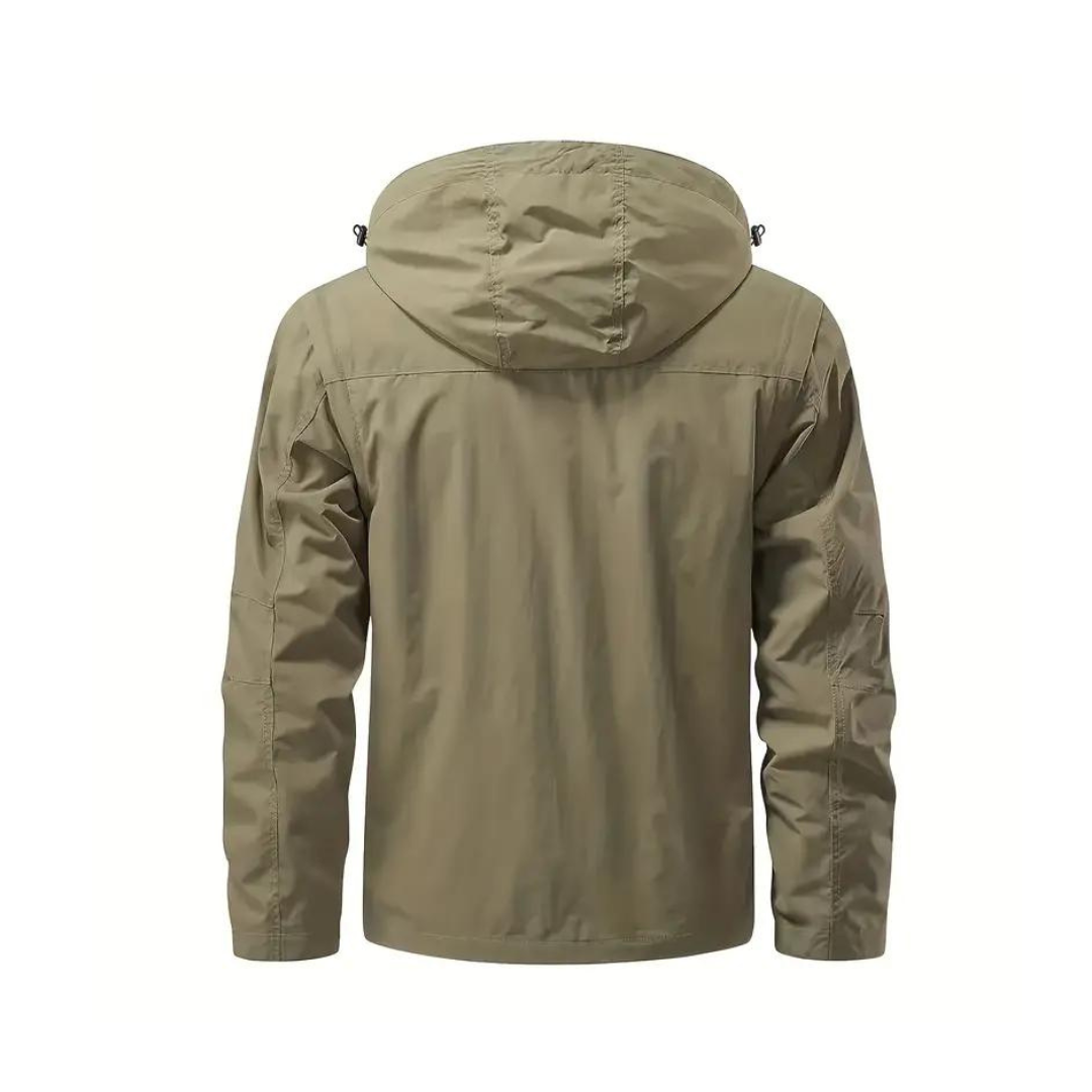 Men's Water-Repellent Transitional Jacket with Detachable Hood – Leif