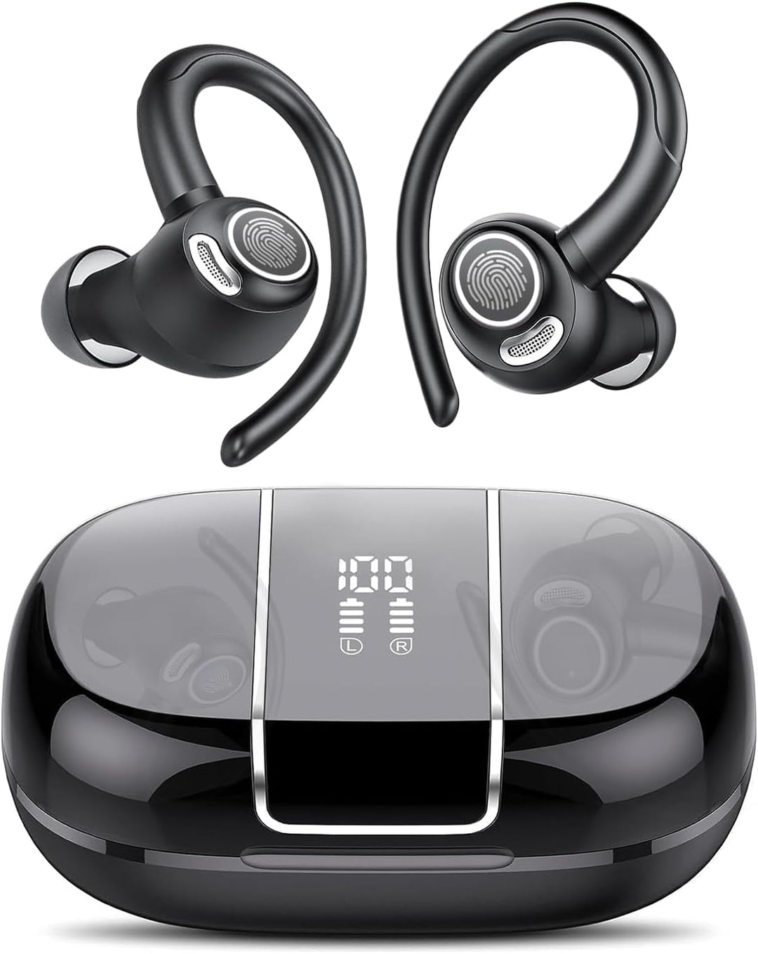 Wireless Bluetooth 5.3 Sports Earbuds with Noise Reduction and 48 Hours Playtime – Zeyora