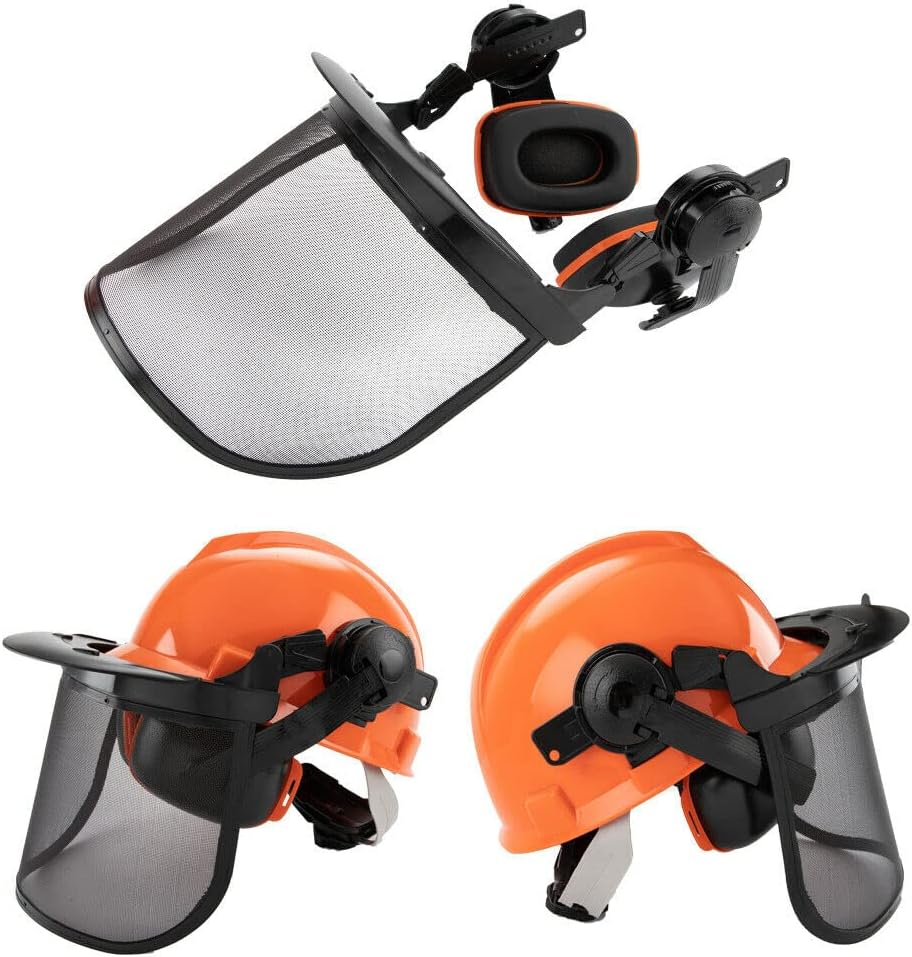 Forestry Safety Helmet with Face Shield & Ear Defenders – ArborMax