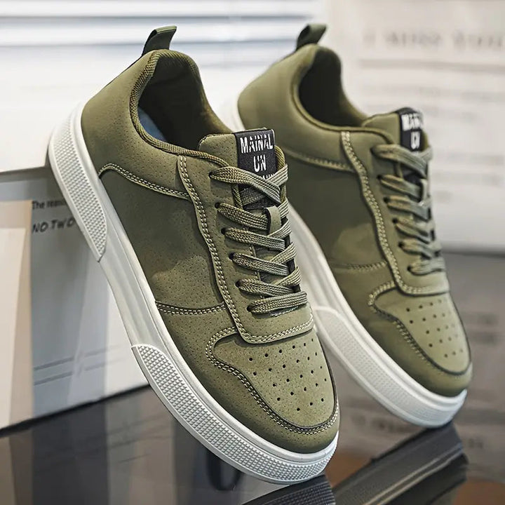 Men's Suede Walking Shoes with Comfortable Sole and Style - Marco