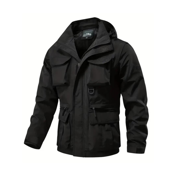 Men's Water-Repellent Transitional Jacket with Detachable Hood – Leif