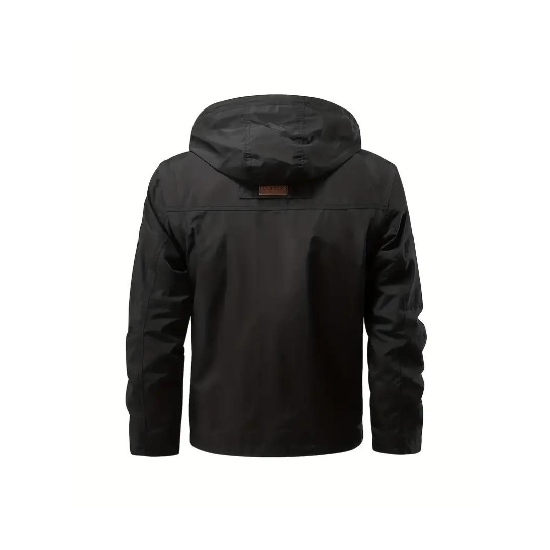 Men's Water-Repellent Transitional Jacket with Detachable Hood – Leif
