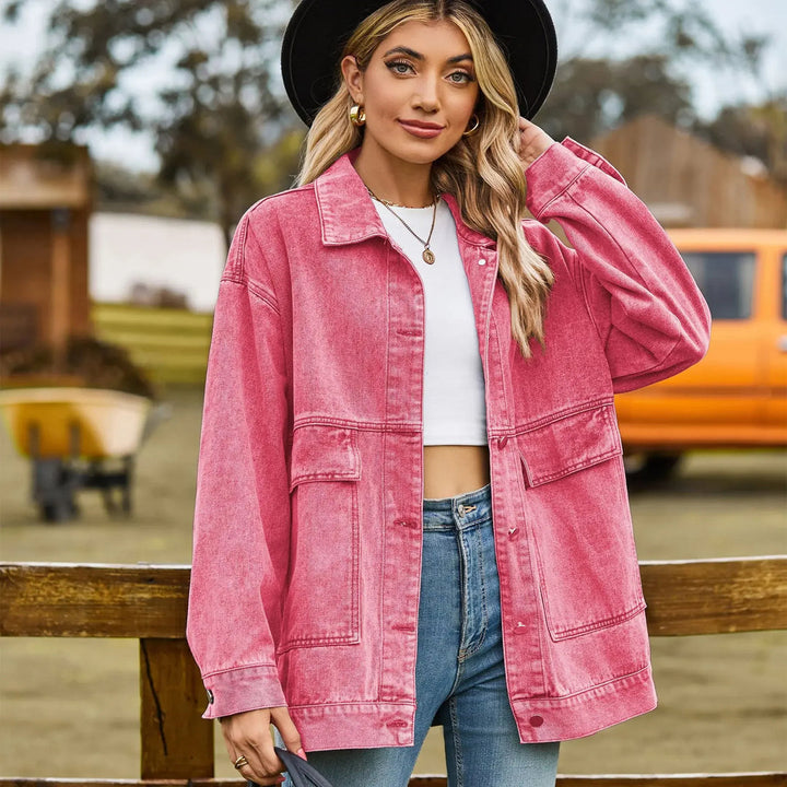 Classic Vintage Denim Jacket for Women