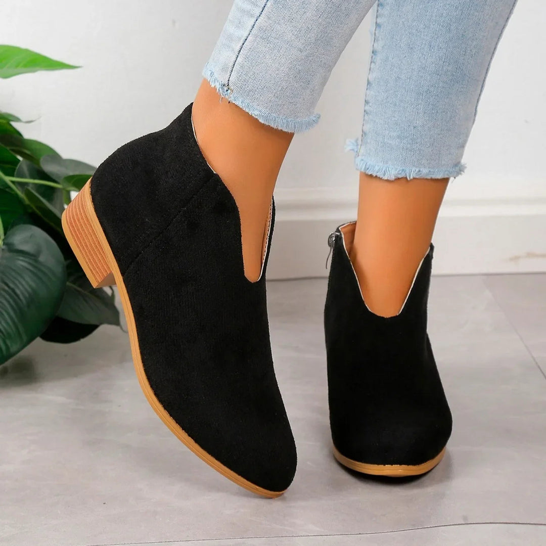 Stylish Suede Ankle Boots for Women
