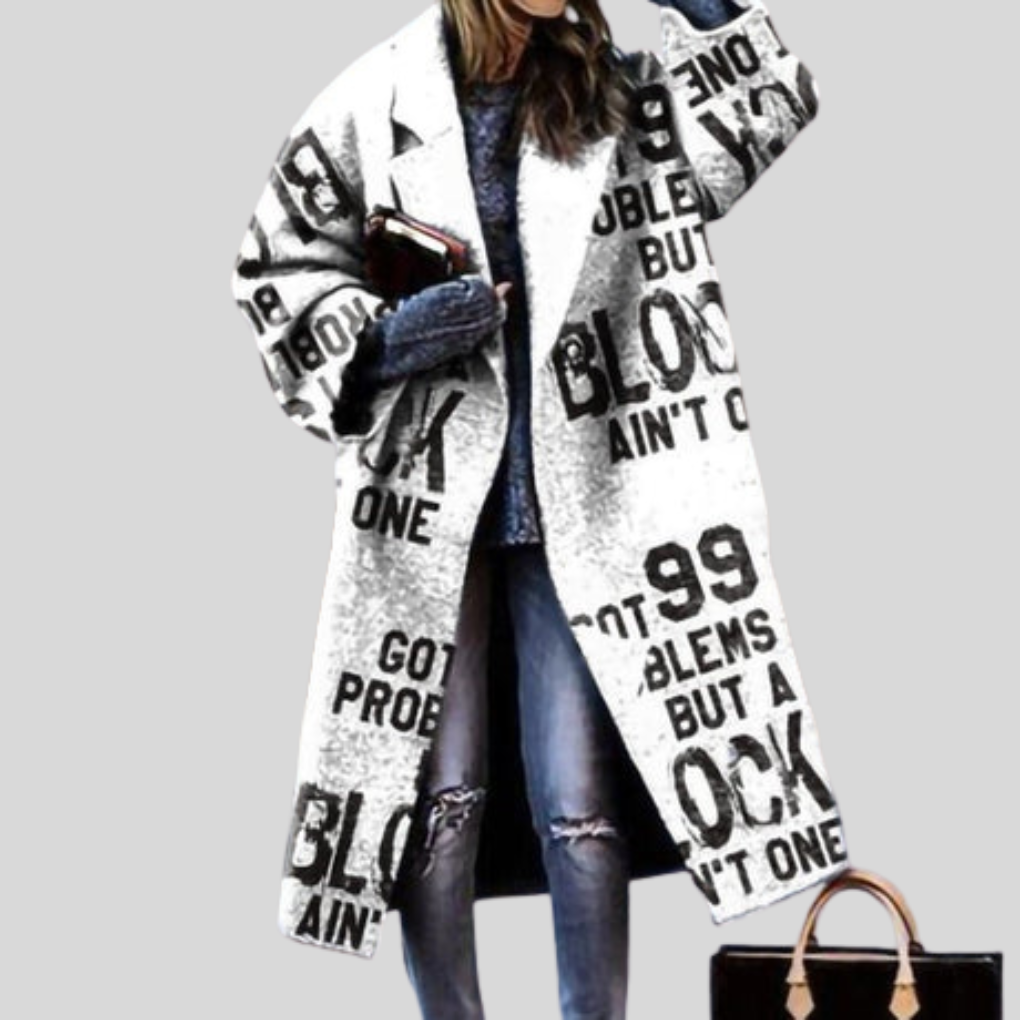 Women’s Long Winter Coat – Karlina Warm Layering Piece
