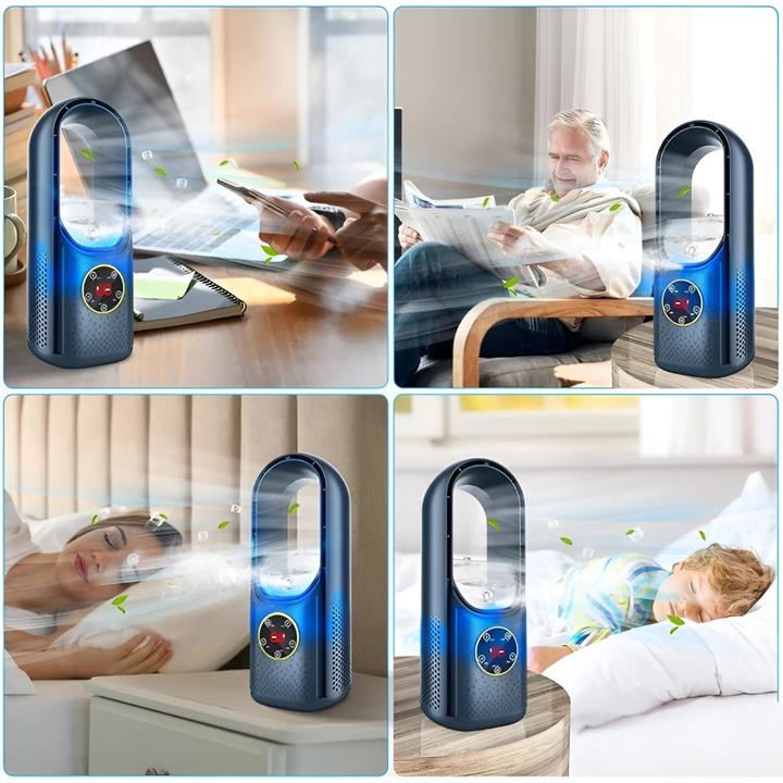 Smart Bladeless Air Flow Fan