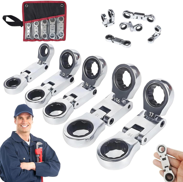 Double Drive Flex Head Ratchet Spanner – Torvex