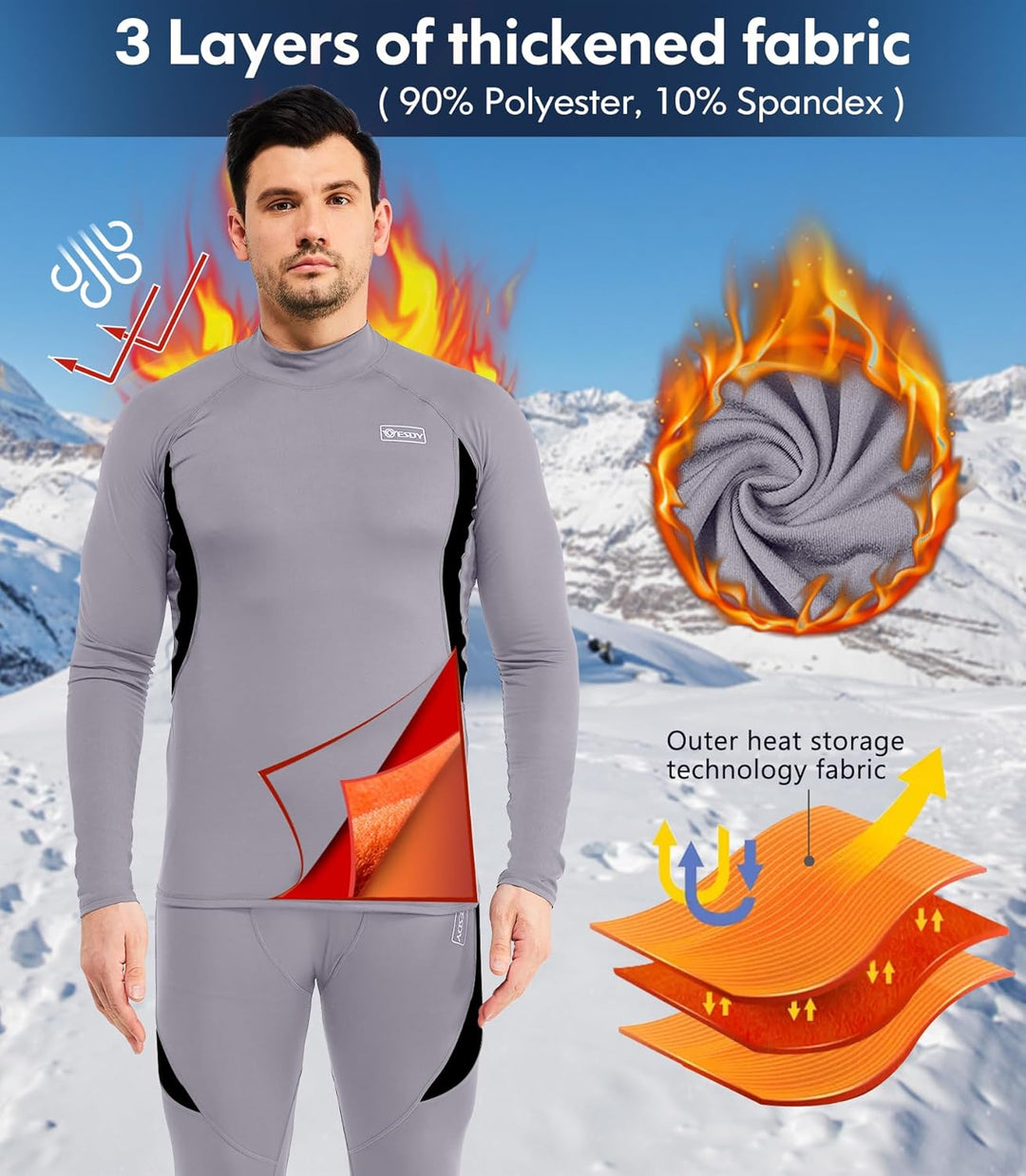 Thermal Underwear Set for Men - Thomas