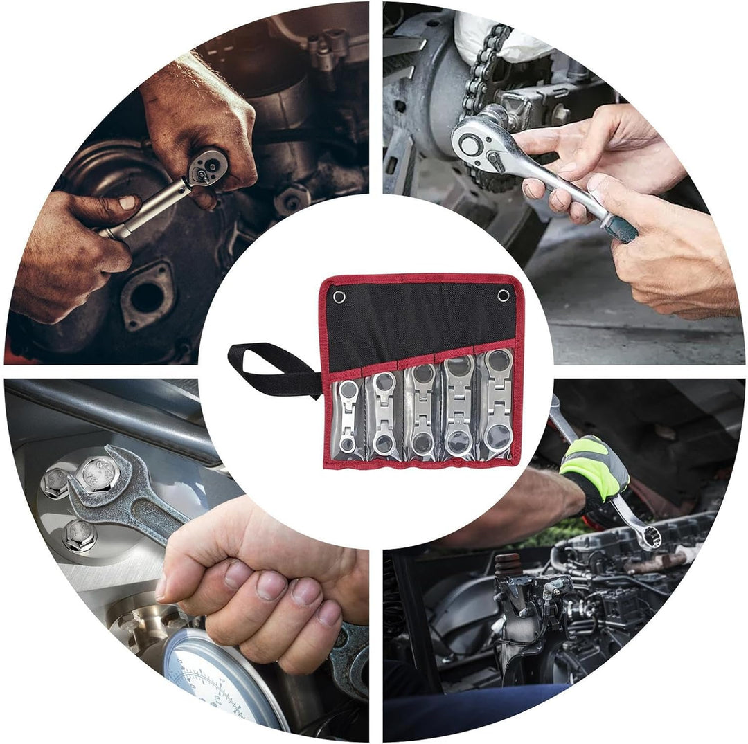 Double Drive Flex Head Ratchet Spanner – Torvex