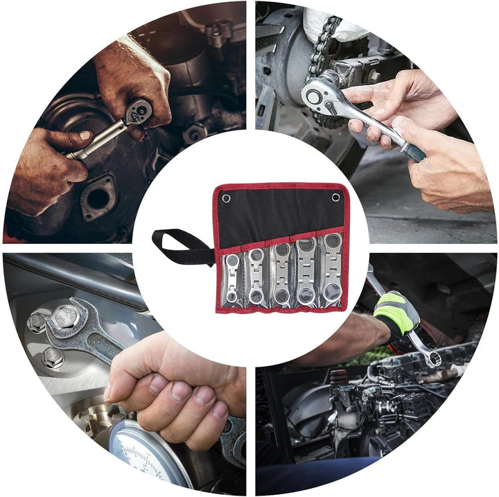 Double Drive Flex Head Ratchet Spanner – Torvex