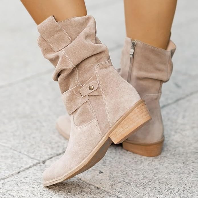 FrostStyle Boots | Stylish Mid-Height Winter Boots for Women