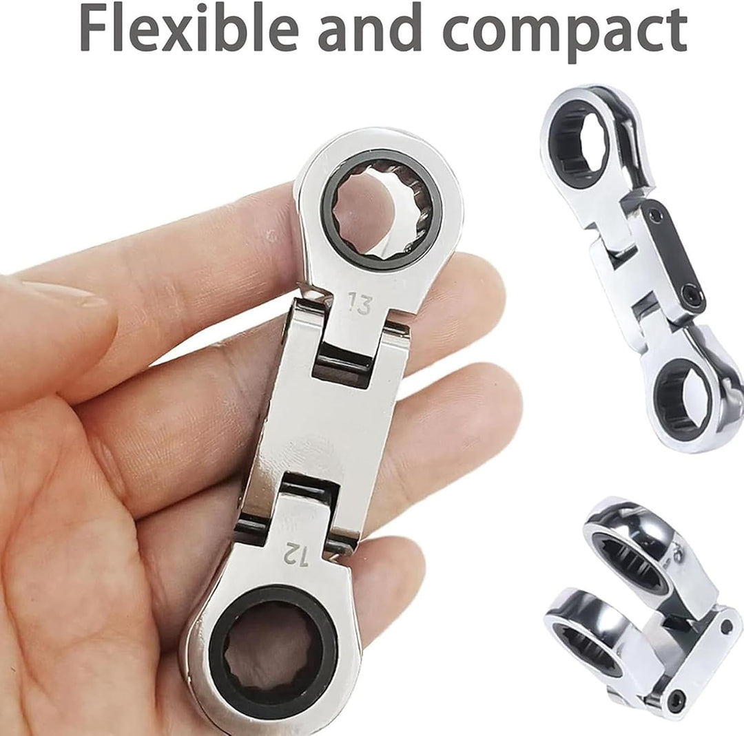 Double Drive Flex Head Ratchet Spanner – Torvex