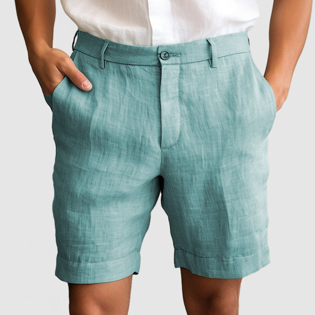 Men's Casual Cotton Linen Shorts