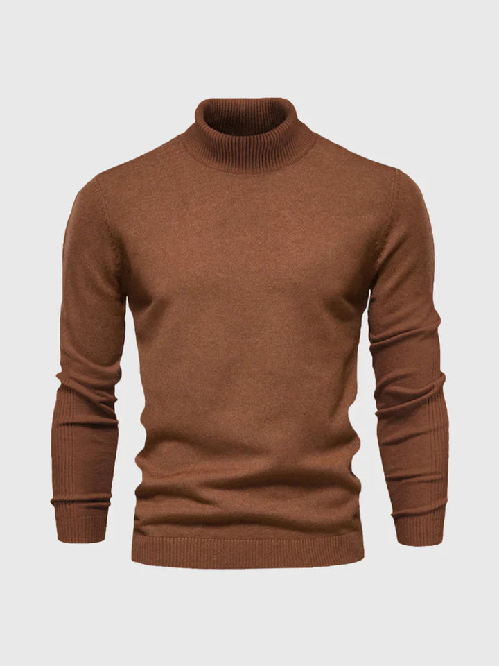 Men's Turtleneck Sweater – Washable and Versatile