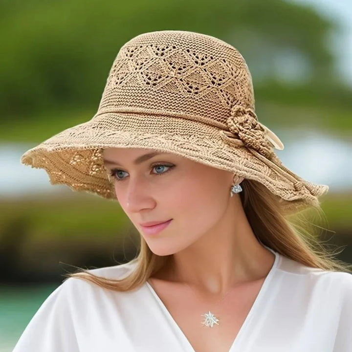 Elegant Lace Sun Hat for Women