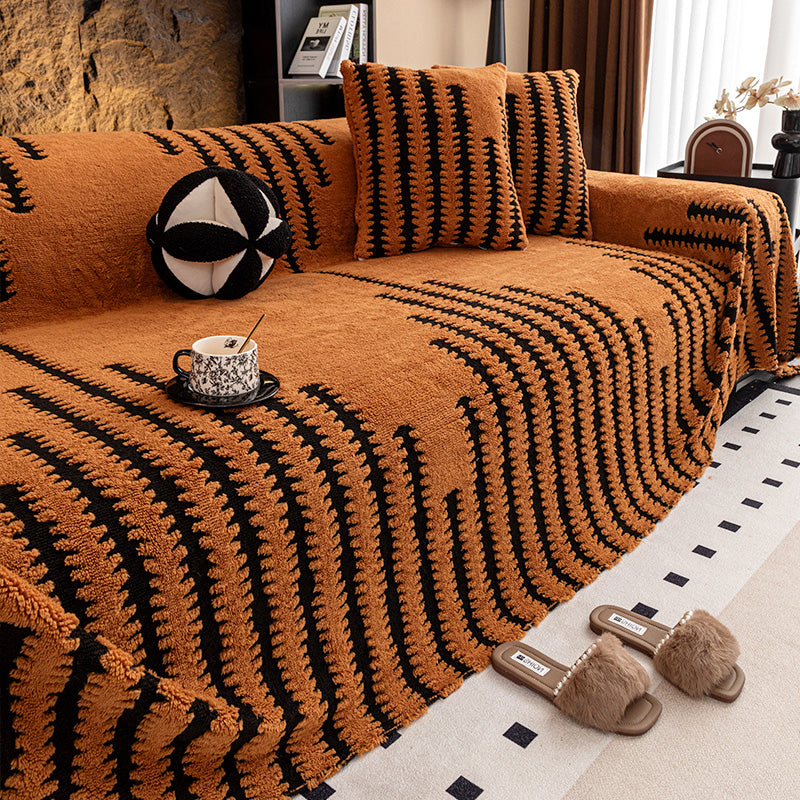 Soft Stretch Sofa Cover with Non-Slip Surface