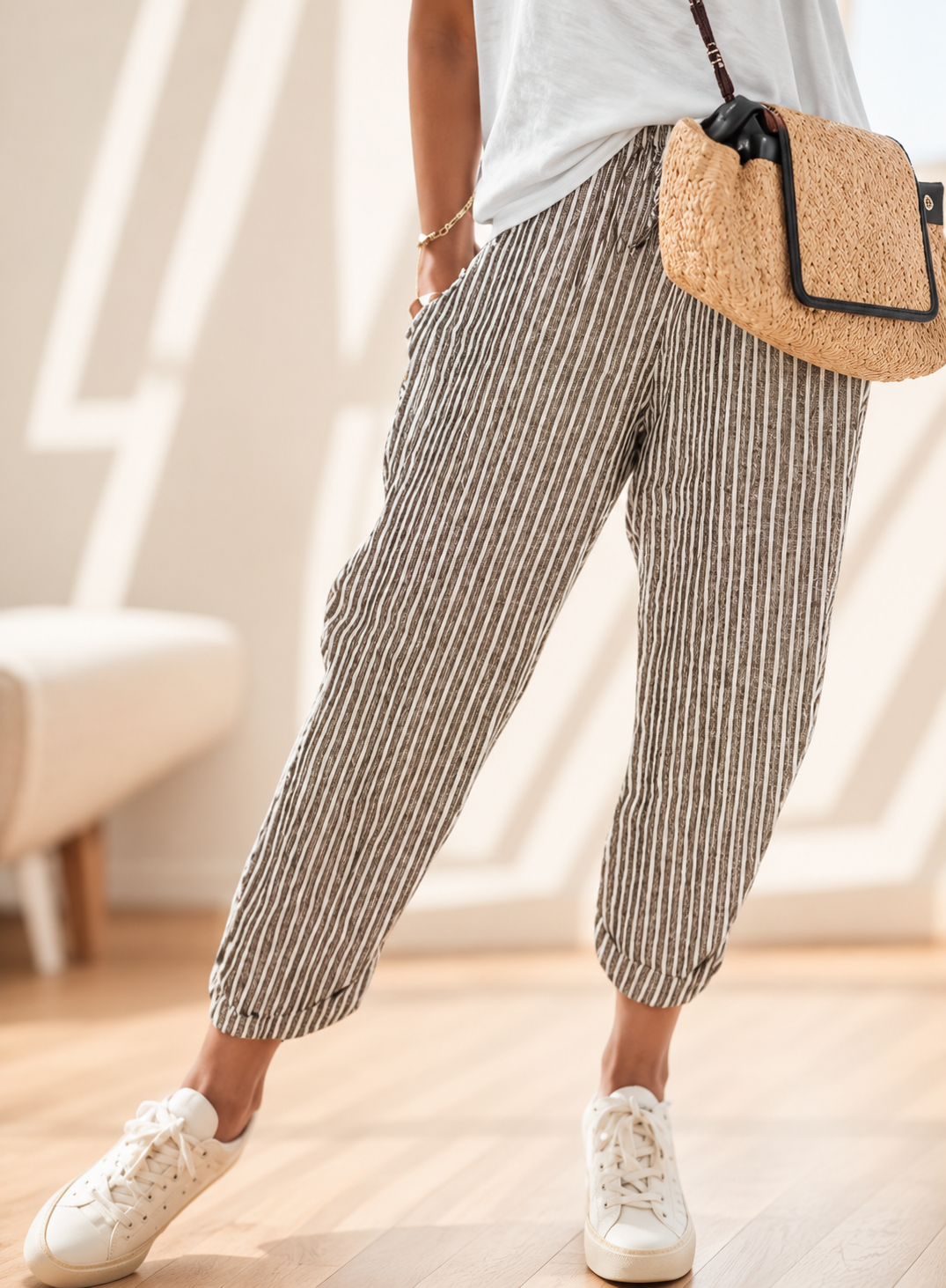 Nora™ | Comfortable Striped Pants