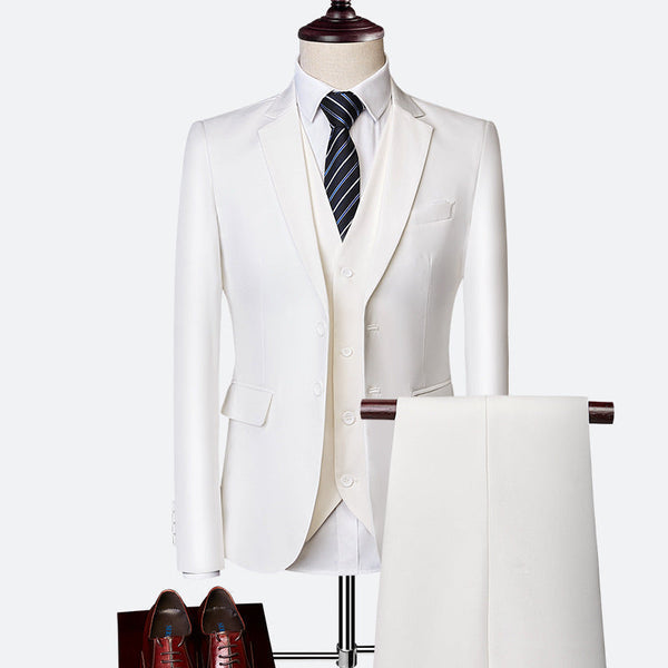 Luxe 3-Piece Slim Fit Suit for Men