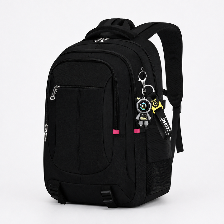Boxy School Backpack with Compartments – Vakron